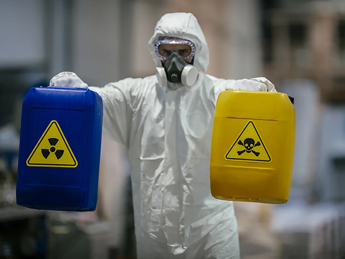 Biohazard cleanup technicians in protective equipment at a remediation scene in Goodlettsville, TN